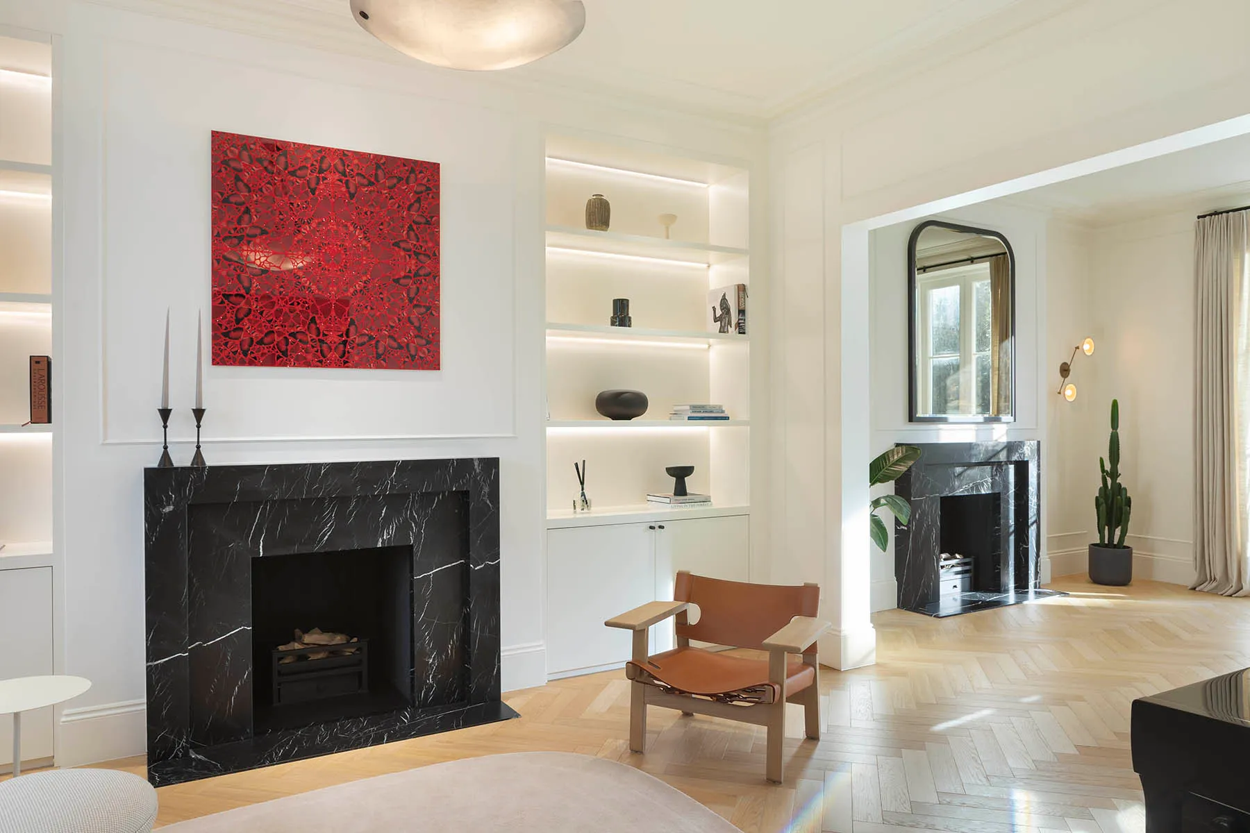 Reception room looking through the enfilade
